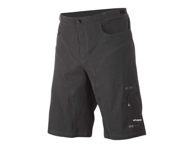 Etape - pánské volné kalhoty Adventure, černá