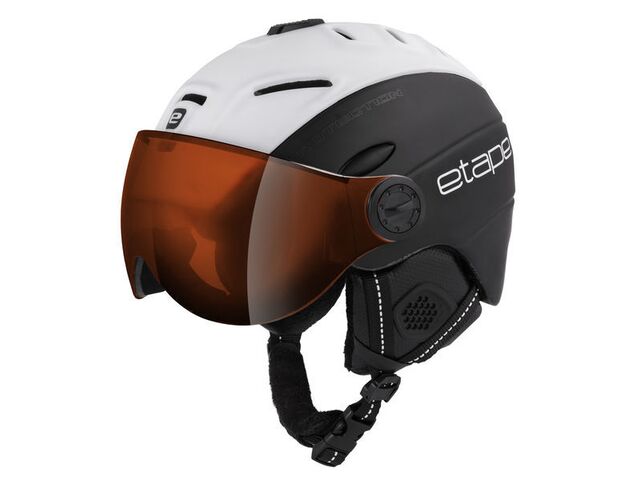 Lyžařská přilba ETAPE COMP PRO černá/bílá mat