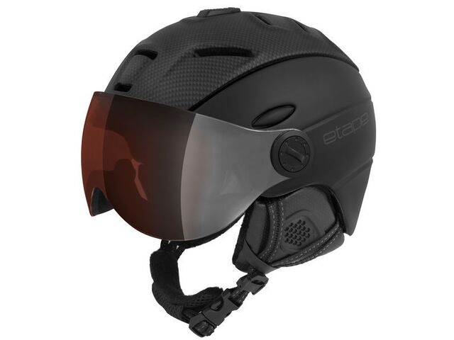 Etape - přilba COMP PRO, černá/karbon mat