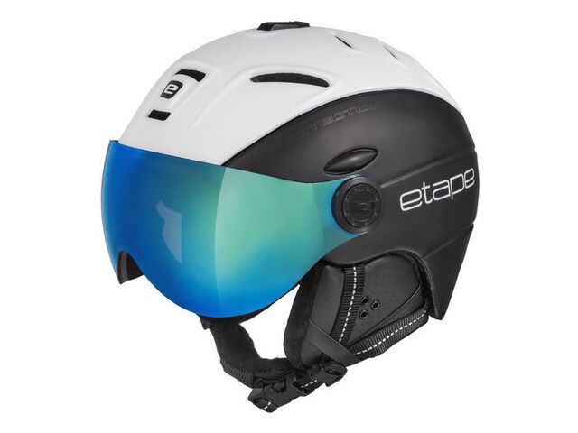 Etape – přilba COMP PRO,černá|bílá mat