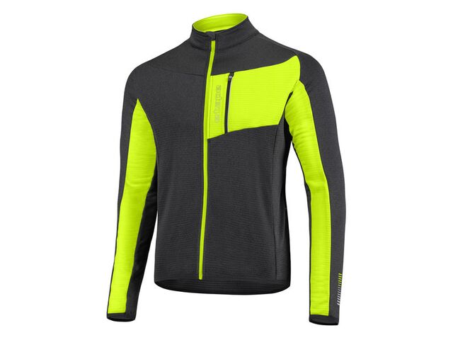 Etape – pánský dres CORE, černá/žlutá fluo