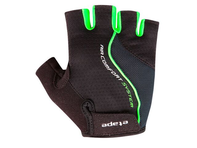Etape - pánské rukavice DRIFT, černá/zelená