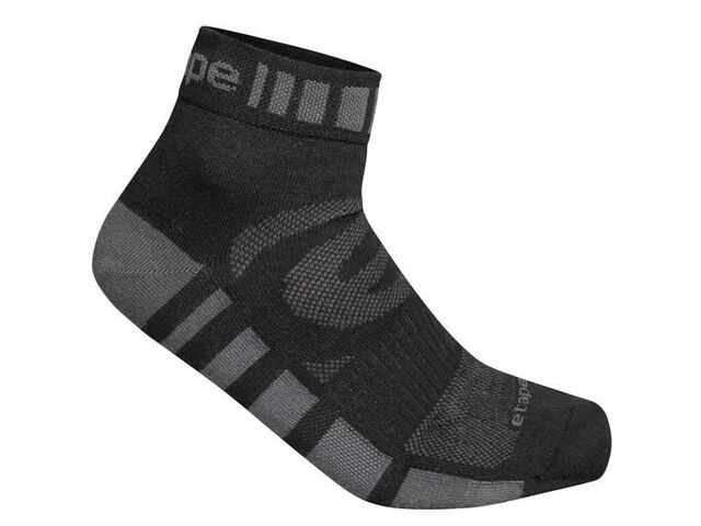 Etape - ponožky Feet, černá/antracit