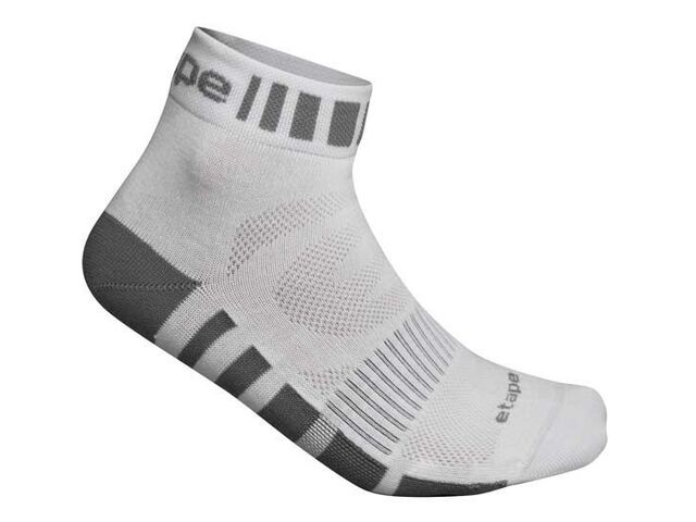 Etape - ponožky Feet, bílá/šedá