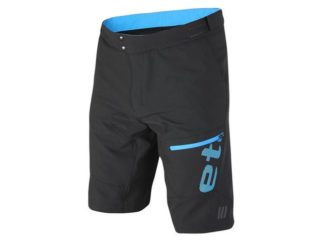 Etape - pánské volné kalhoty FREERIDE, černá/modrá