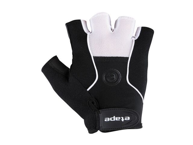 Etape - pánské rukavice Grip, černá/bílá