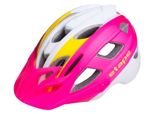 Etape - dětská přilba na kolo JOKER, růžová/bílá matná