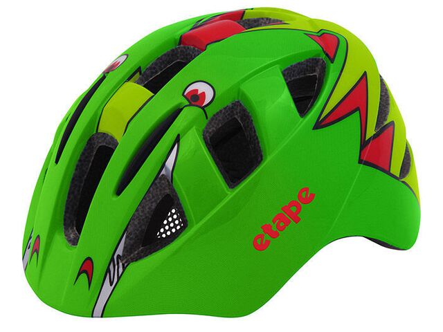 Etape - dětská přilba na kolo KITTY, zelená
