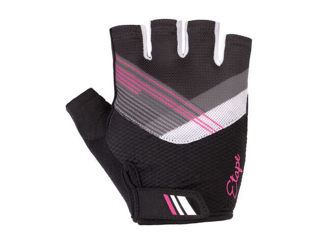 Etape –rukavice LIANA, černá|růžová