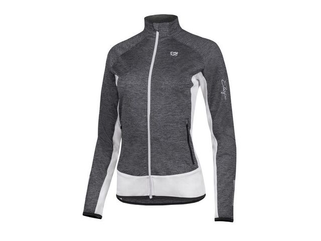 Dámská sportovní mikina ETAPE LISSA, antracit/bílá