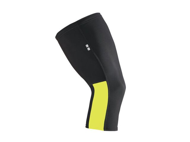 Etape - návleky na kolena, černá/žlutá fluo