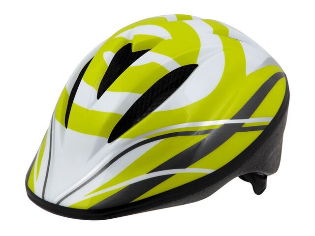 Etape - dětská přilba Pony, bílá/zelená fluo