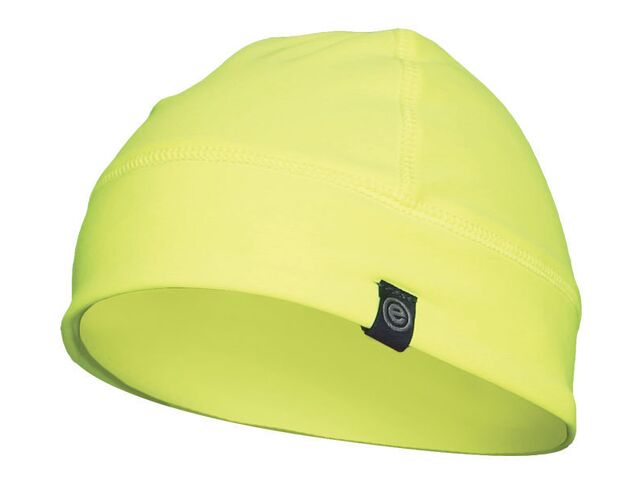 Etape - čepice Skull, žlutá fluo