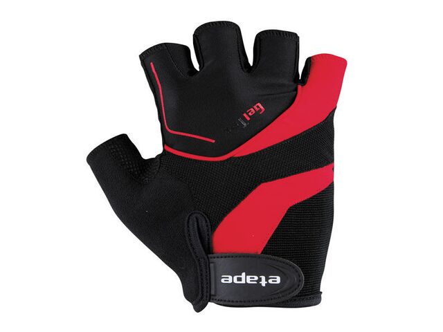 Etape - pánské rukavice Supra, černá/červená