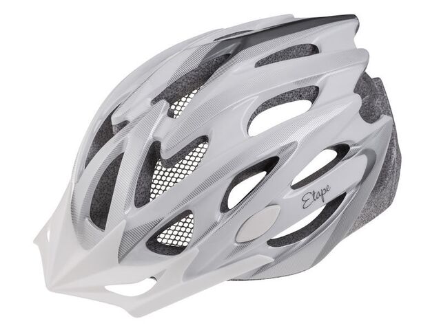 Etape – dámská přilba VENUS, bílá|stříbrná