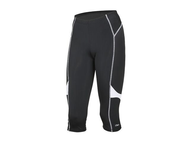 Etape - dámské kalhoty Terry 3/4, černá/bílá