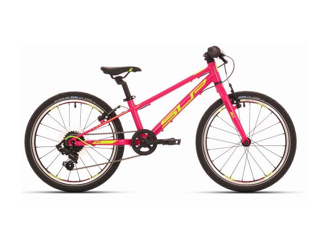 Dětské kolo SUPERIOR F.L.Y. 20 2020 GLOSS PINK/RADIOACTIVE YELLOW/DARK RED