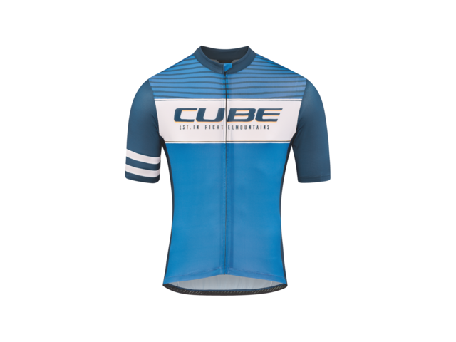 dres  CUBE blackline krátký rukáv blue´n´white