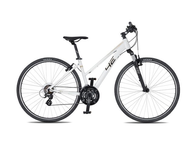 Krosové kolo 4EVER FLAME 2022 bílo/zlatá