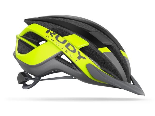 Cyklistická helma Rudy Project VENGER šedo/žlutá mat