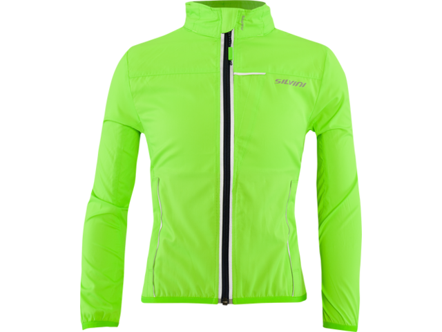 Dětská cyklistická bunda SILVINI PUNTA CJ1235 zeleno/modrá