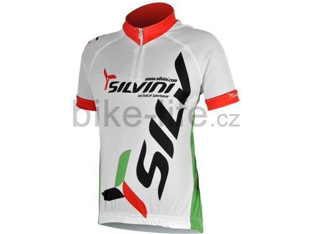 SILVINI JUNIORSKÝ CYKLISTICKÝ DRES TEAM CD403J WHITE