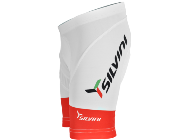 DĚTSKÉ CYKLISTICKÉ KALHOTY S VLOŽKOU SILVINI TEAM CP404 WHITE