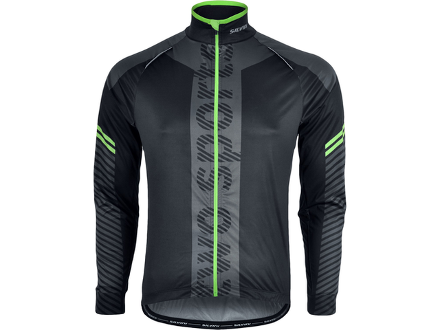 Pánská lehká voděodolná cyklistická bunda SILVINI PARINA černo/šedá