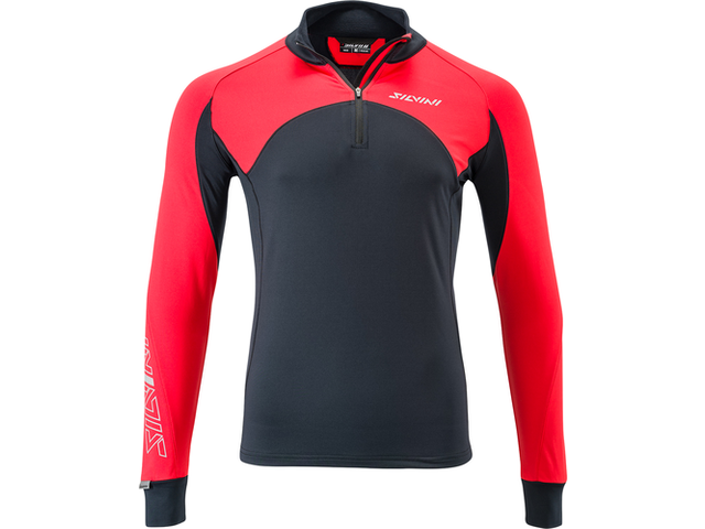 Pánská mikina SILVINI Matese MJ1508 šedo/červená