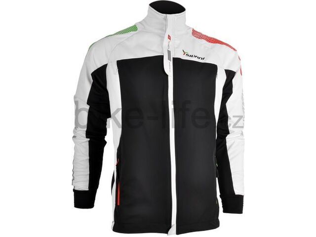 SILVINI SOFTSHELL BUNDA PÁNSKÁ MONTAGNO MJ415 BLACK-WHITE