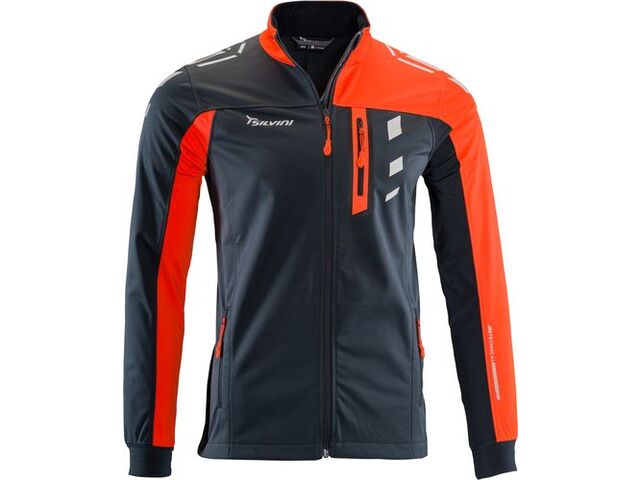 pánská softshellová bunda SILVINI Casino grey/orange