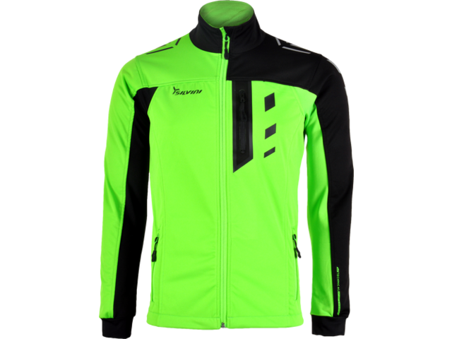 Pánská softshellová bunda SILVINI Casino zeleno/černá