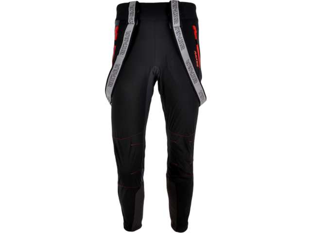 pánské kalhoty na běžky SILVINI MAZARO PRO černo/červená