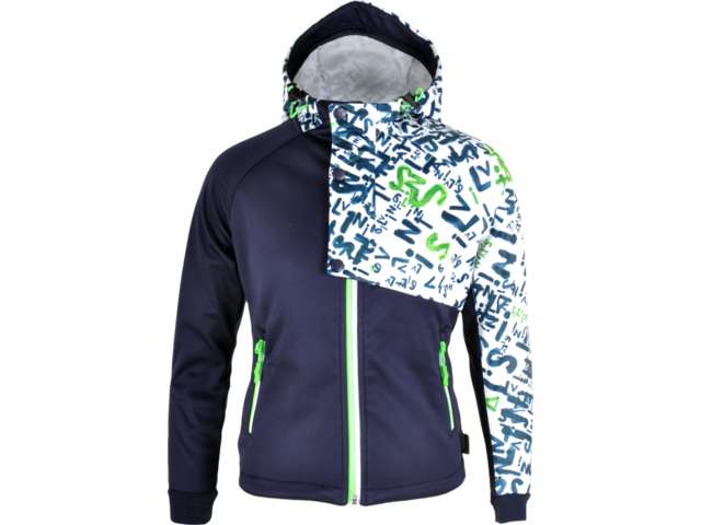 dětská zateplená softshellová bunda SILVINI STRONA zelená