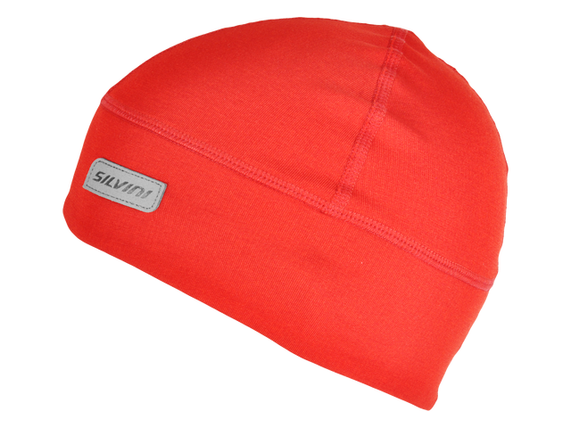 středně teplá funkční čepice SILVINI PAGLIA červená