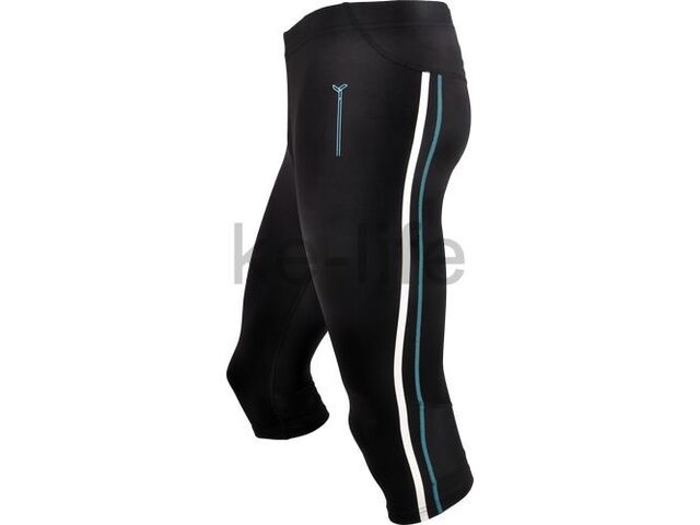 SILVINI PÁNSKÉ KALHOTY 3/4 BĚŽECKÉ LAMBRO MP386 BLACK-SKY