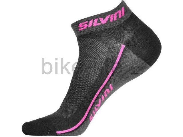 SILVINI běžecké ponožky GERACE UA624 black-punch