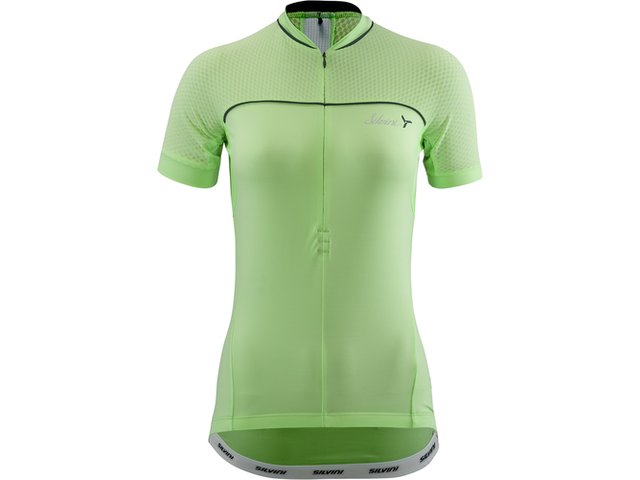Dámský cyklistický dres SILVINI Catirina světle zelená