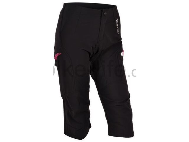 SILVINI dámské MTB cyklistické 3/4 kalhoty  INVIO WP861 black-purple