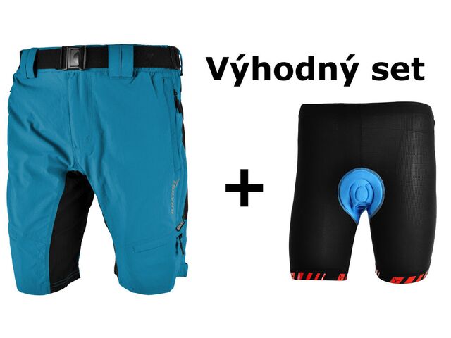 SILVINI PÁNSKÉ CYKLISTICKÉ KALHOTY RANGO MP857 lake + set