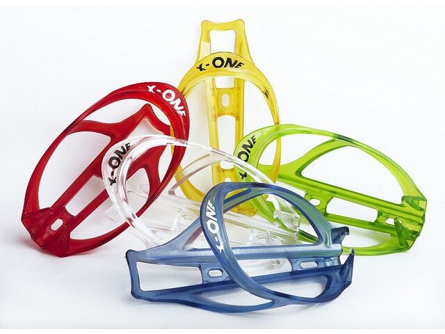 Košík ROTO X.One plast transparent červený