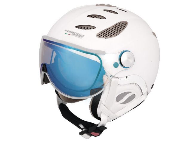 Lyžařská přilba MANGO CUSNA VIP bílá mat