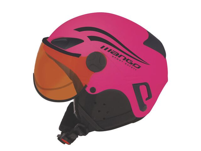 Dětská lyžařská přilba MANGO ROCKY PRO růžová fluo