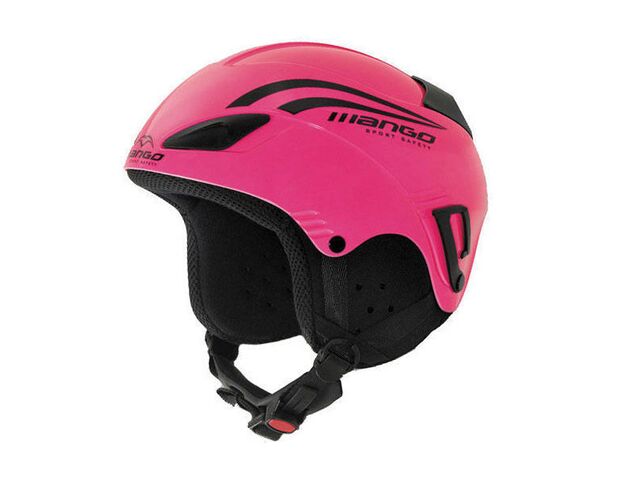 Dětská lyžařská přilba MANGO Wind Baby, růžová fluo