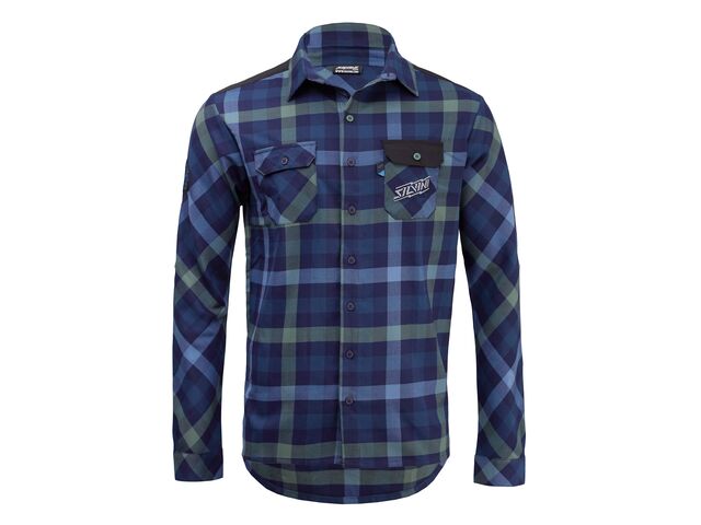 Pánská flanelová košile SILVINI Farini MJ2131 navy-garden