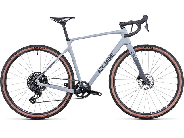 Gravel kolo CUBE NUROAD C:62 SL 2022 lightgrey´n´grey
