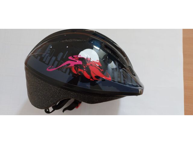 Etape - dětská přilba na kolo KIKI, černá