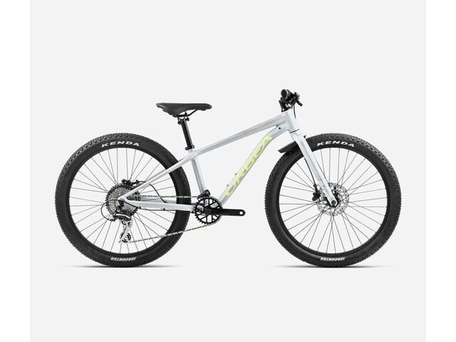 Dětské kolo ORBEA MX 24 TEAM DISC HaloSilver-SpicyLime