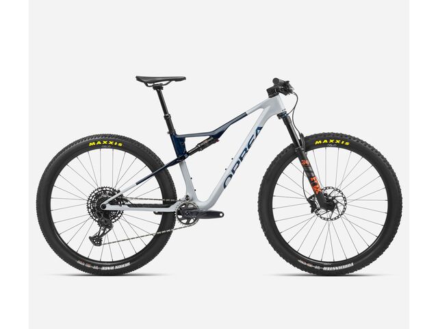 Celoodpružené kolo ORBEA OIZ M20 Halo Silver-Blue Carbon
