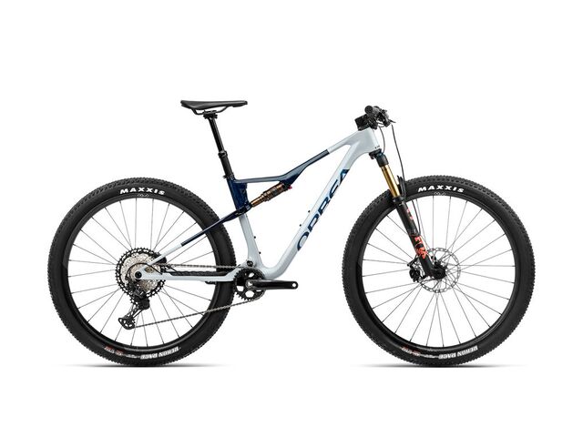 Celoodpružené kolo ORBEA OIZ M10 HaloSilver-BlueCarbon